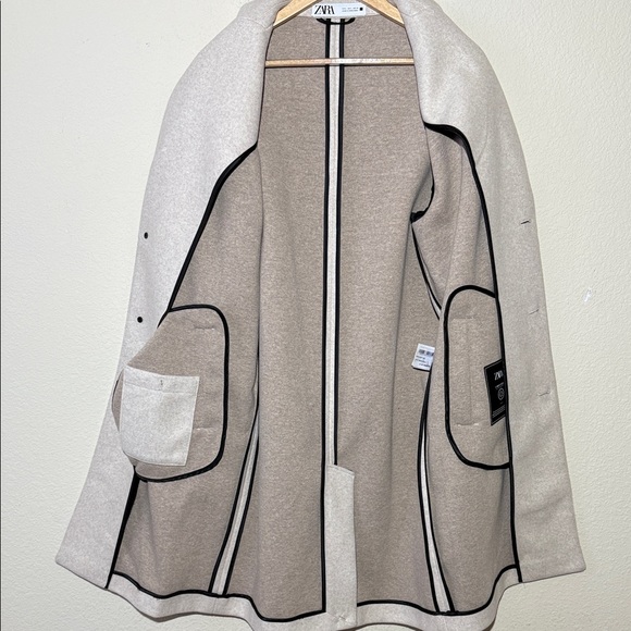 NEW Zara Long Coat 4 way coat - Picture 5 of 10